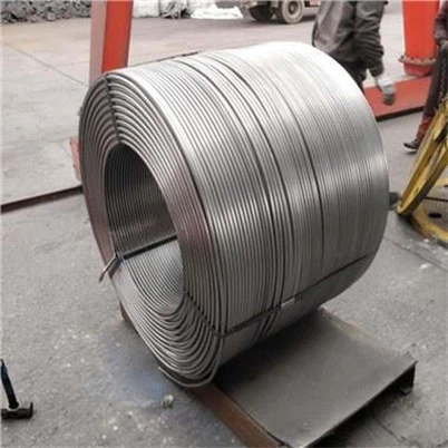High Purity Calcium Silicon CaSi Cored Wire for Steelmaking