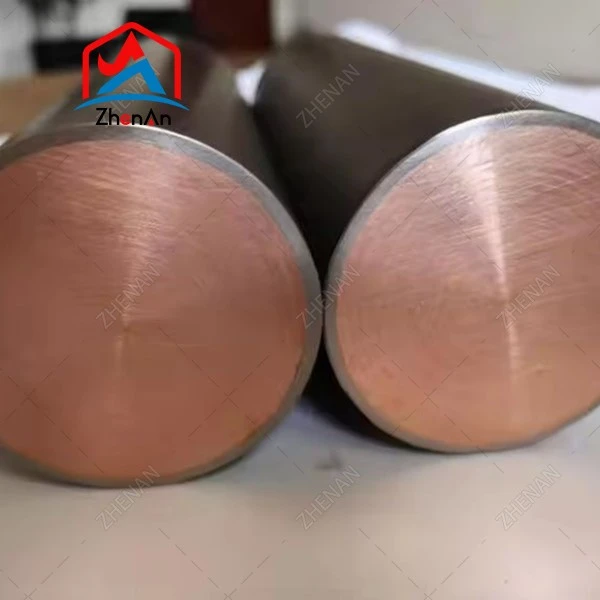 Titanium copper composite rod